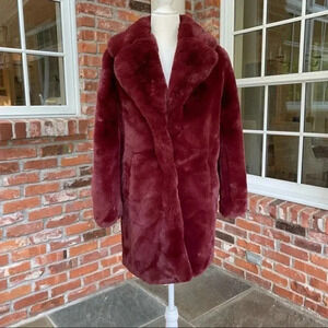 NWT Free People Apparis Stella Faux Fur Coat Jacket